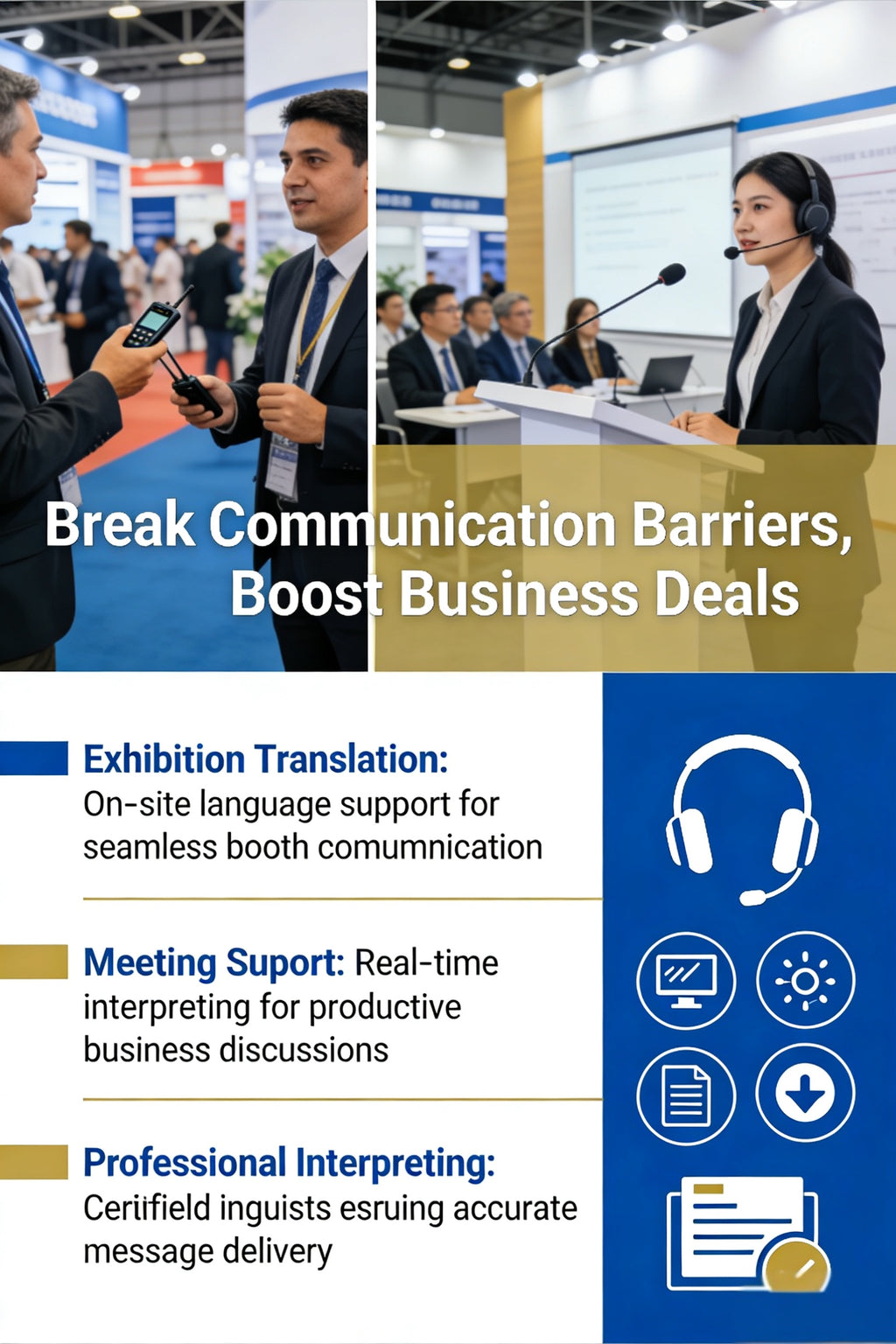 Exhibitions & Trade Shows |Conference & Meeting Support | Business Interpretation Services