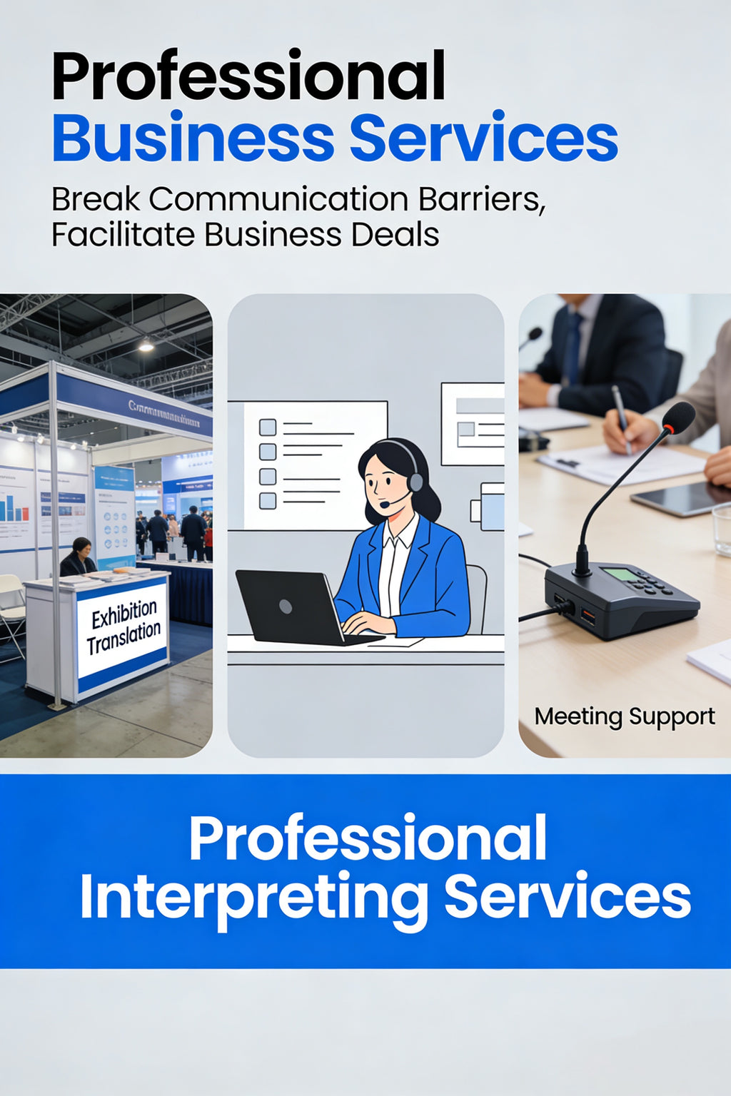 Exhibitions & Trade Shows |Conference & Meeting Support | Business Interpretation Services