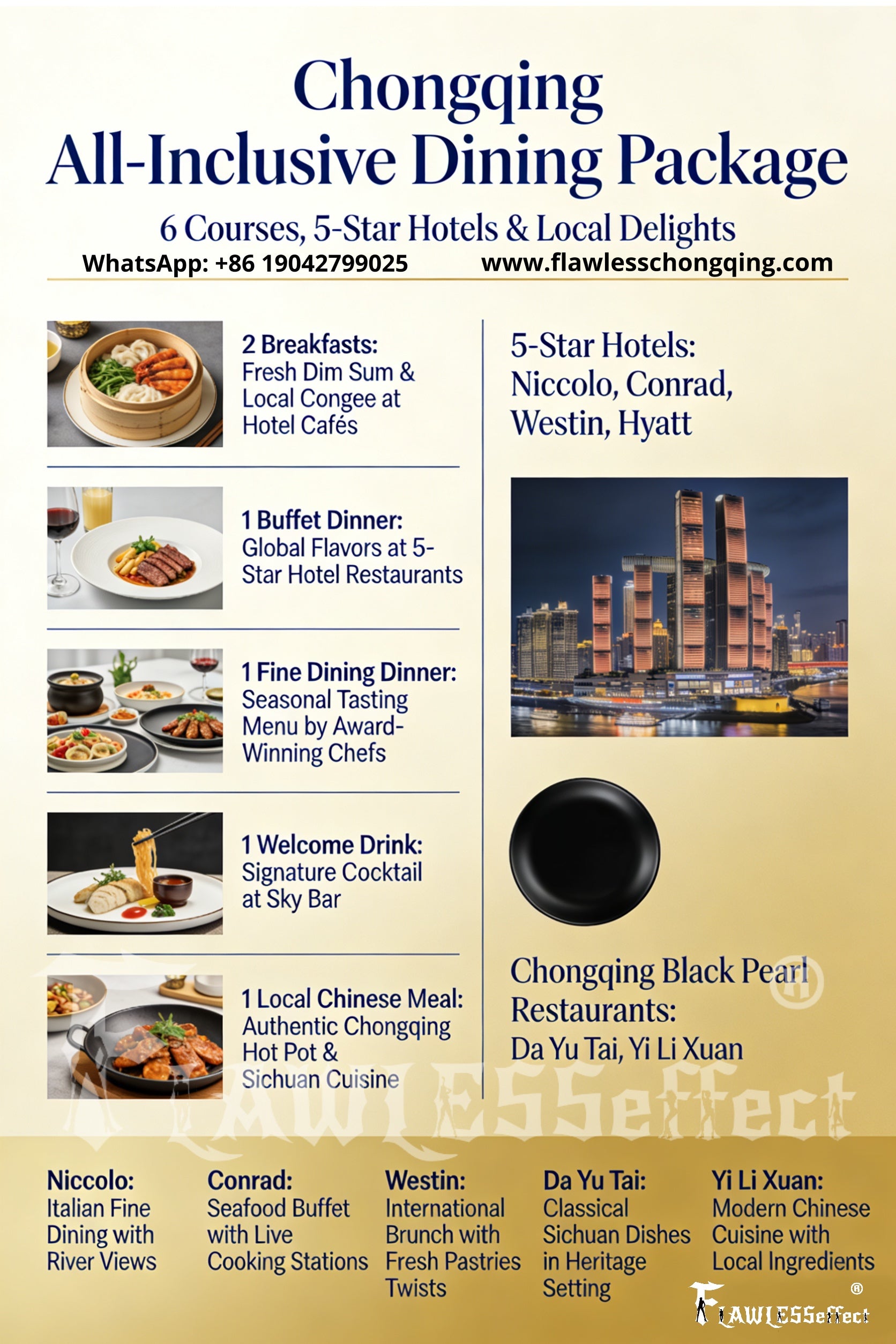 ULTIMATE LUXURY ALL-INCLUSIVE EXPERIENCE: CHONGQING 3 days 2 nights